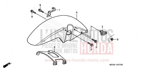 KOTFLUEGEL, VORNE CB5002 de 2002